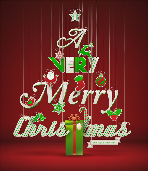 A very merry christmas_Typography